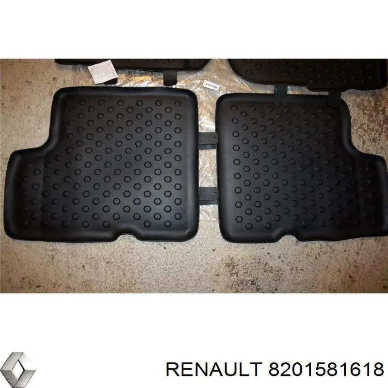 Dywaniki przód+tył, komplet Renault (RVI) 8201581618 cena, od 117,87 USD
