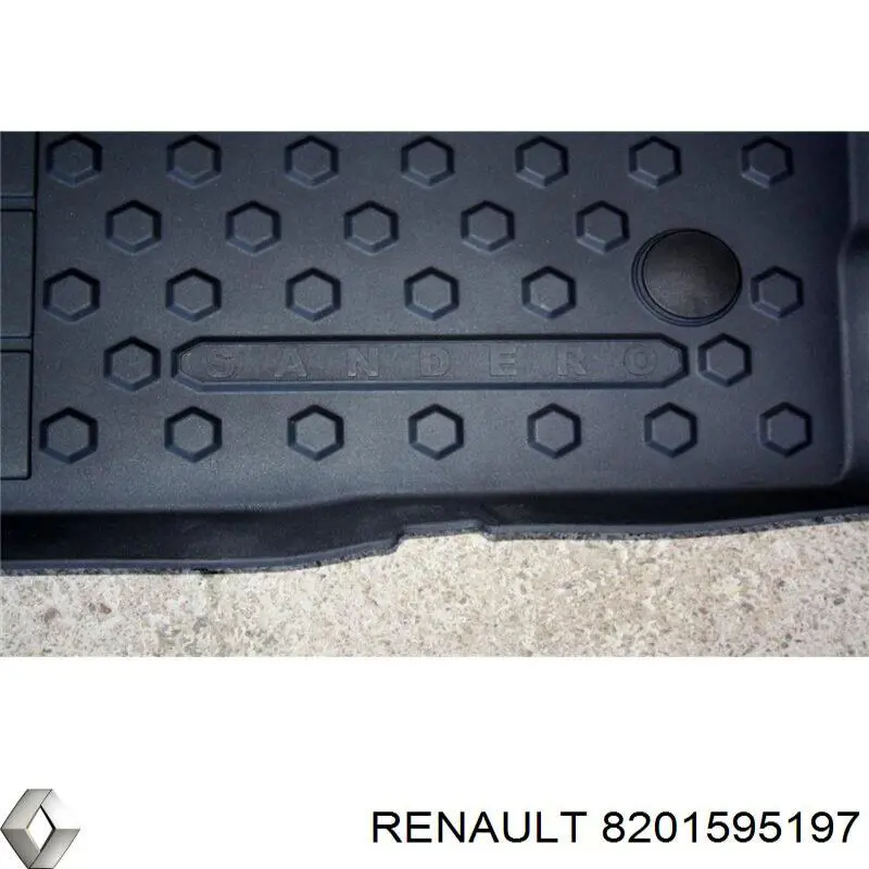 8201595197 Renault (RVI) Dywaniki przód+tył, komplet