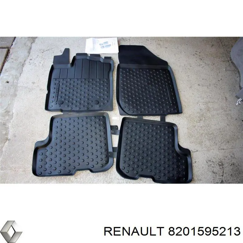 Dywaniki przód+tył, komplet Renault SANDERO II STEPWAY hatchback (B8) (2012 - 2026) cena, od 76,27 USD