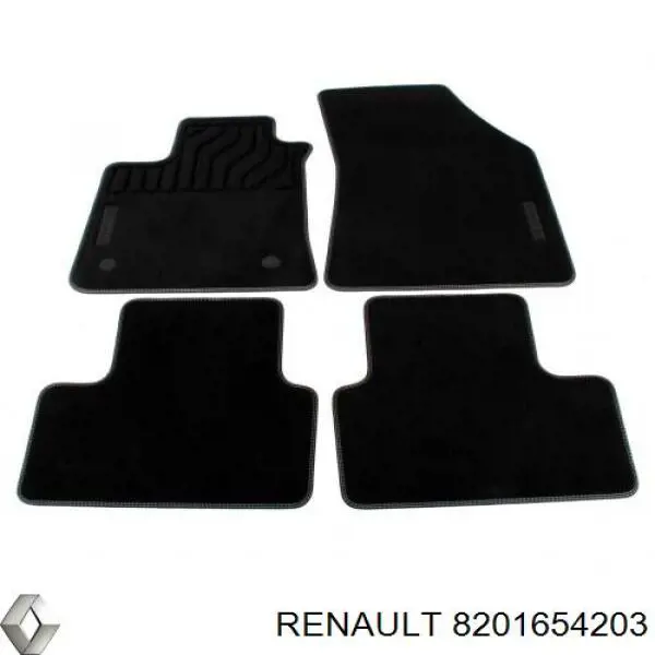 Dywaniki przód+tył, komplet do Renault Megane IV K9A, K9M, K9N
