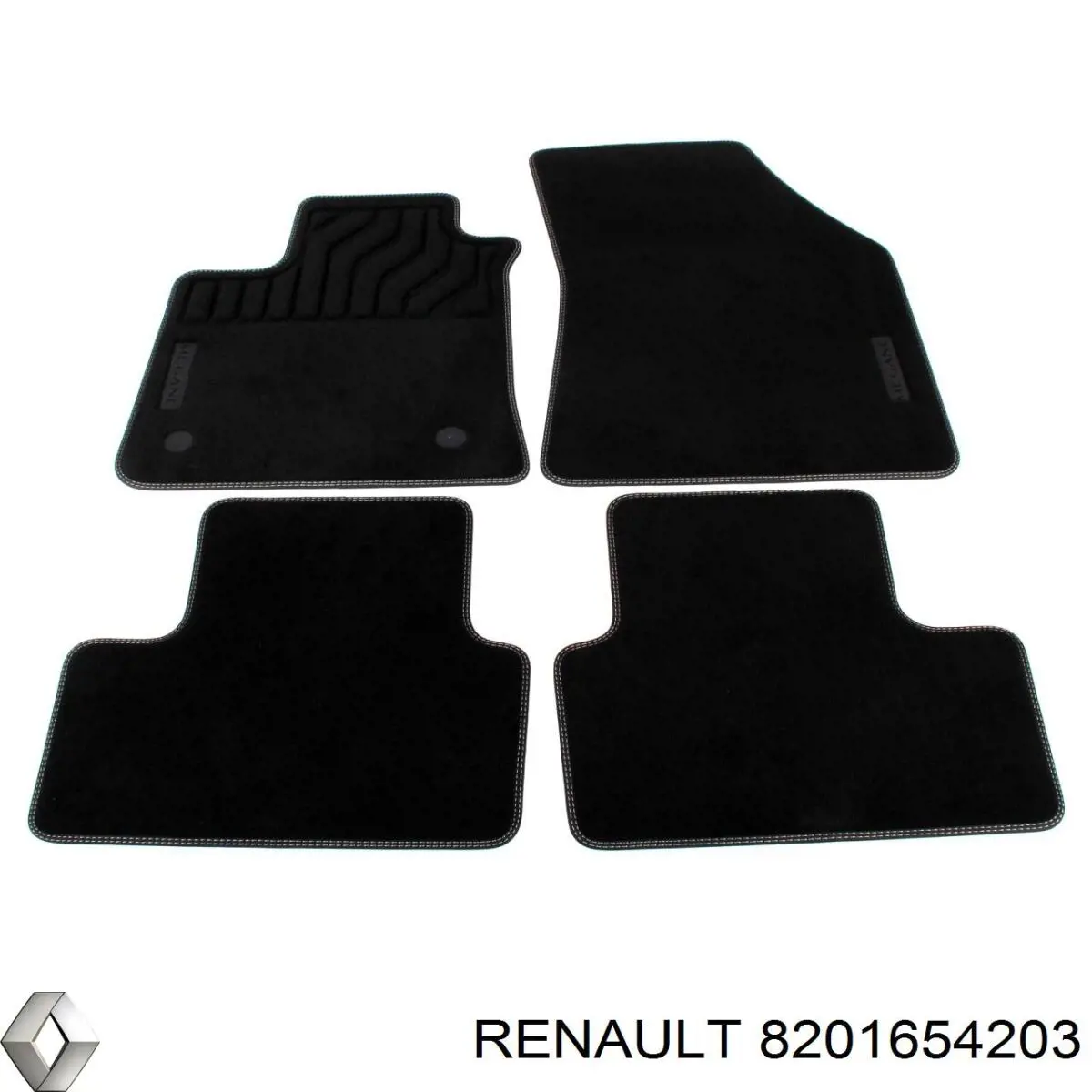 Dywaniki przód+tył, komplet Renault Megane IV kombi (K9A, K9M, K9N) (2016 - 2026) cena, od 160,40 USD