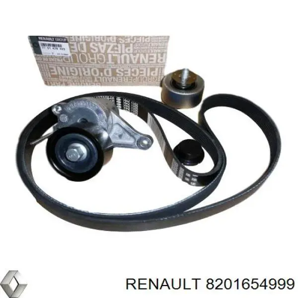 8201654999 Renault (RVI) Pasek napędowy mechanizmów, zestaw