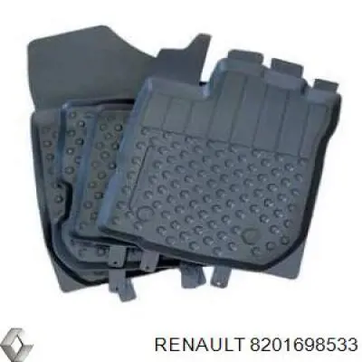 Dywaniki przód+tył, komplet Renault DUSTER II SUV (HM) (2017 - 2026) cena, od 97,64 USD