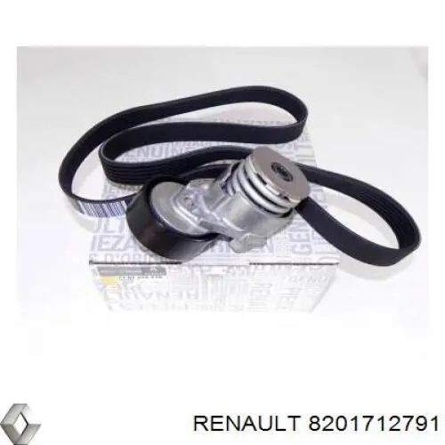 Do koszyka 8201712791 Renault (RVI) Pasek napędowy mechanizmów, zestaw