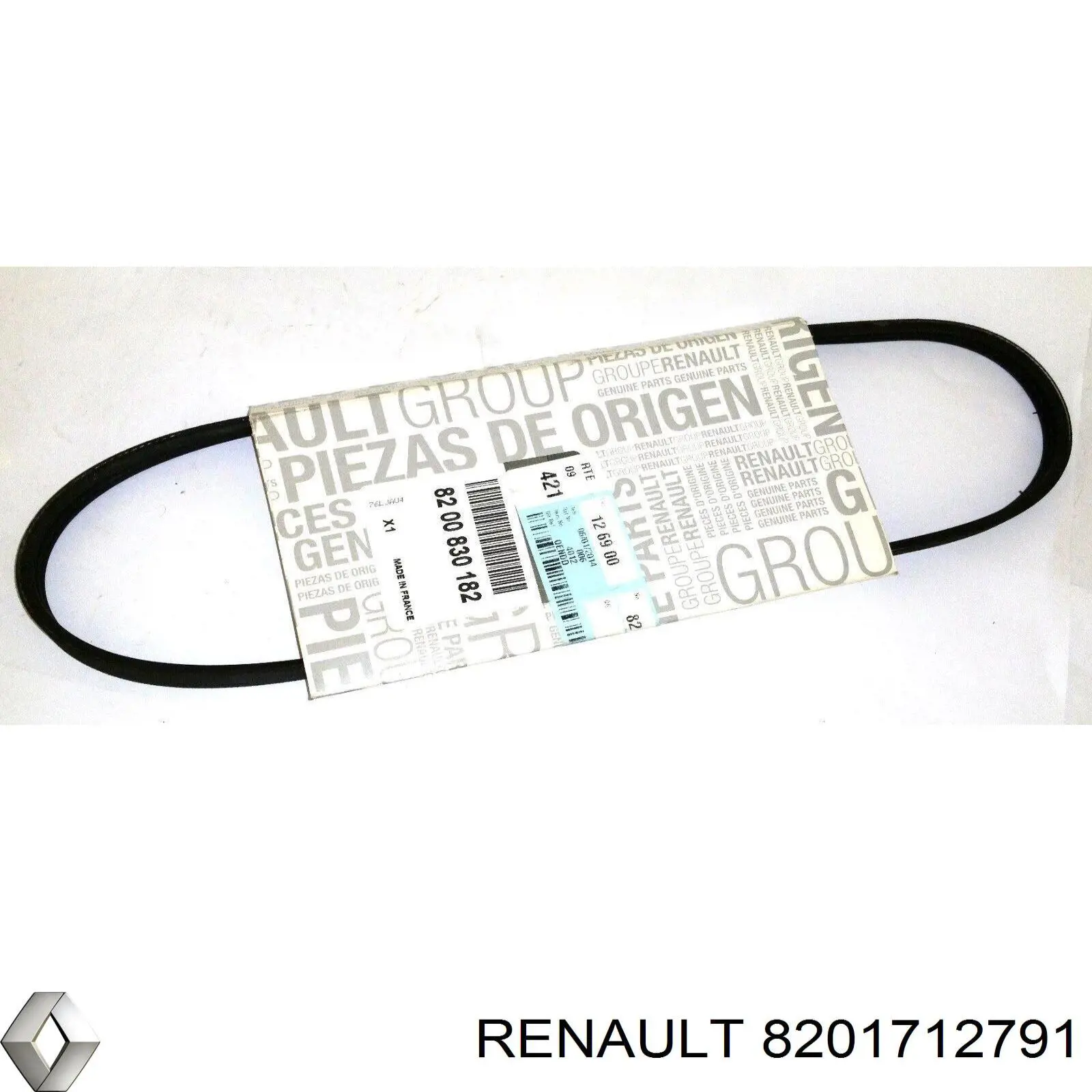 Do koszyka 8201712791 Renault (RVI) Pas napędowy mechanizmów