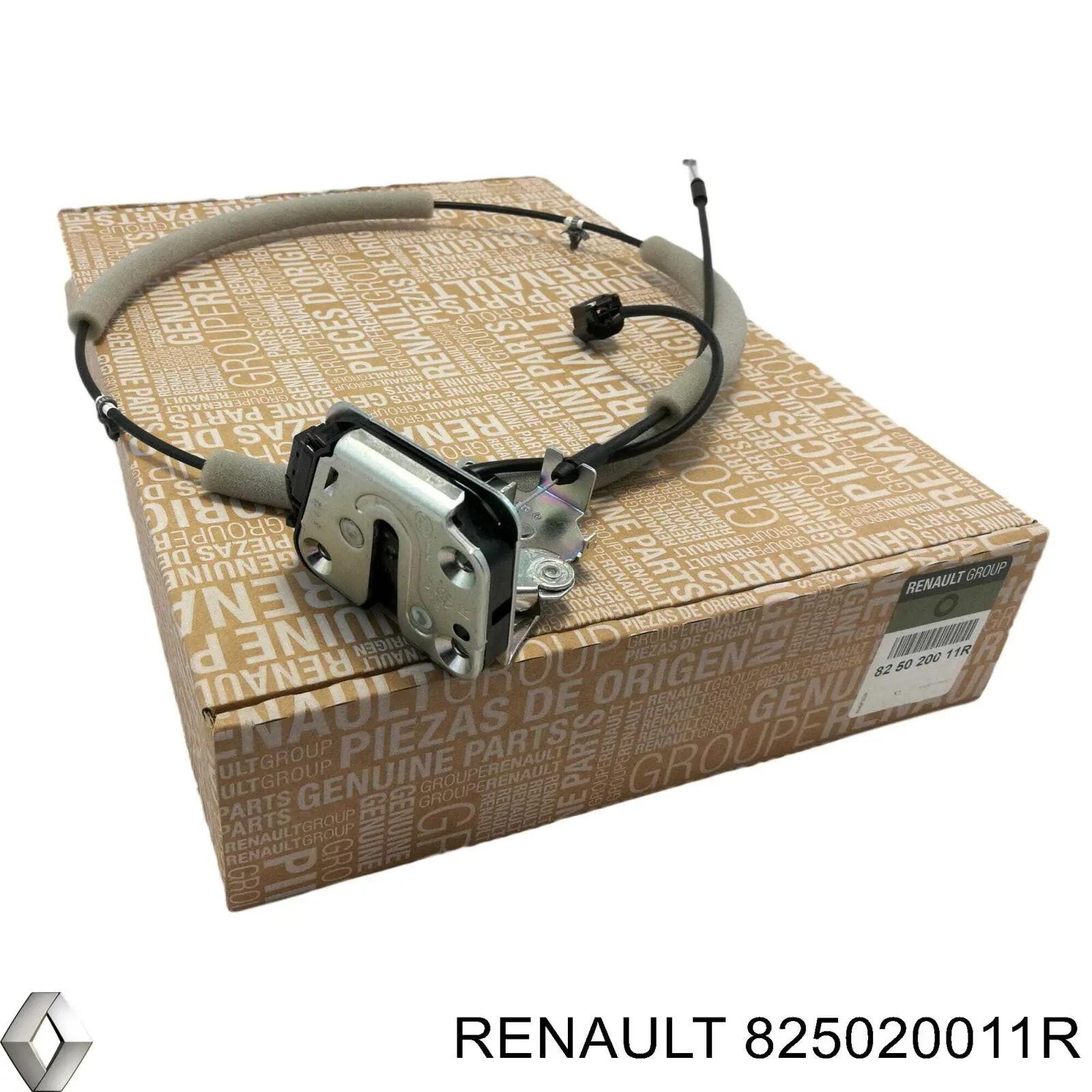 Zamek drzwi bocznych przesuwnych Opel 93197848