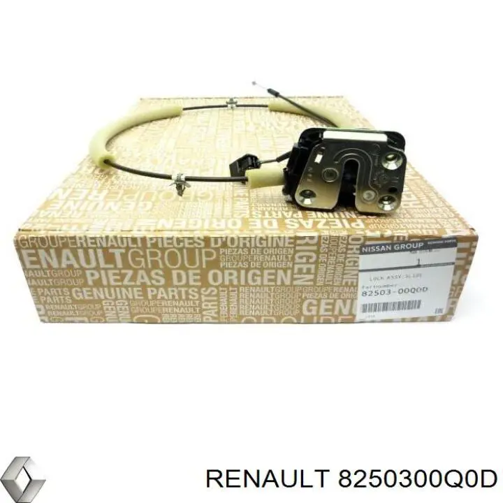 Zamek drzwi bocznych przesuwnych Renault (RVI) 8250300Q0D cena, od 47,50 USD
