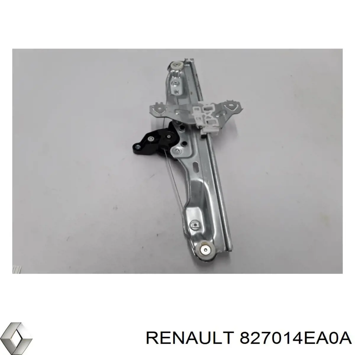 Mechanizm podnoszenia szyby drzwi tylnych lewych 827014EA0A Renault (RVI)