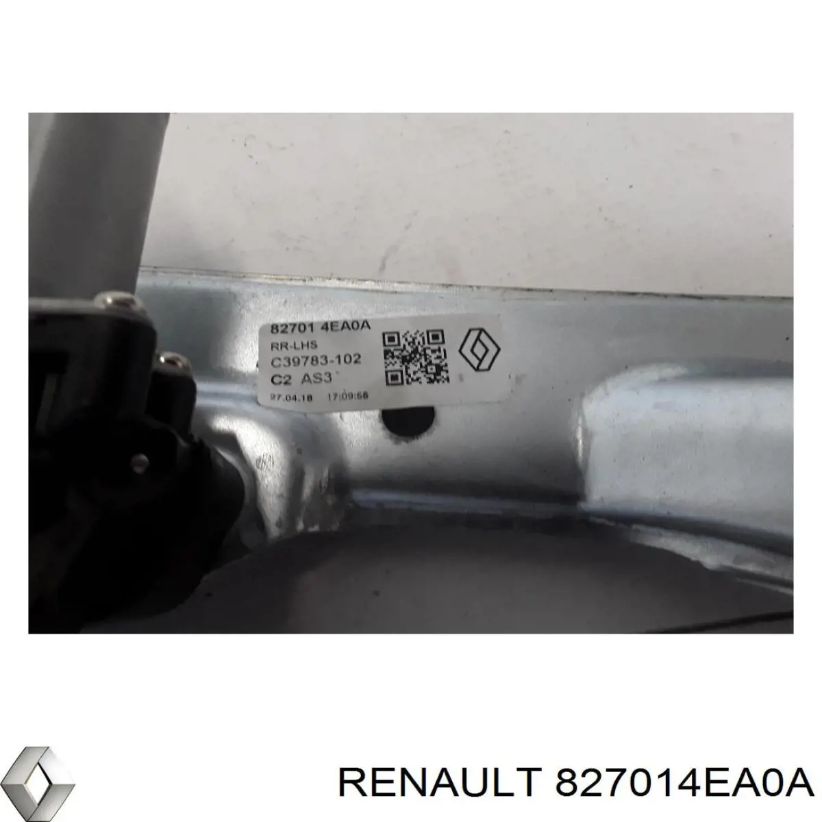 Do koszyka 827014EA0A Renault (RVI) Mechanizm podnoszenia szyby drzwi tylnych lewych
