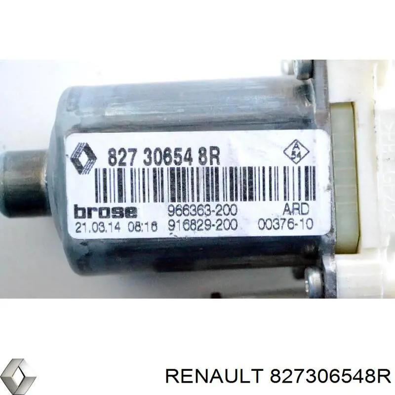 827306548R Renault (RVI) Silniczek podnnośnika szyby drzwi tylnych prawych