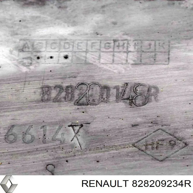 Listwa ochronna drzwi bocznych (przesuwnych) Renault (RVI) 828209234R cena, od 62,70 USD