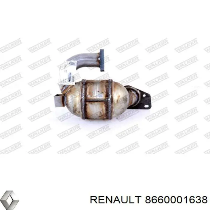 Konwerter-katalizator Renault (RVI) 8660001638 cena, od 438,66 USD