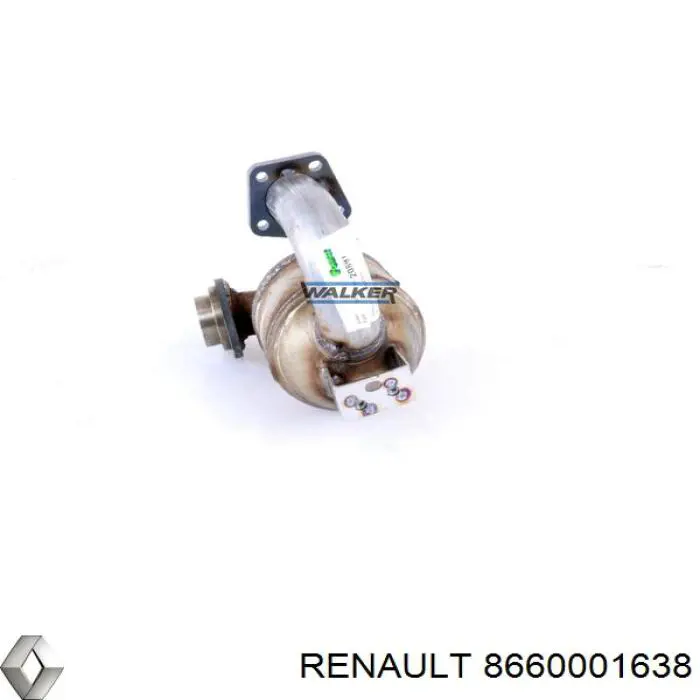 Konwerter-katalizator Renault (RVI) 8660001638 cena, od 422,24 USD