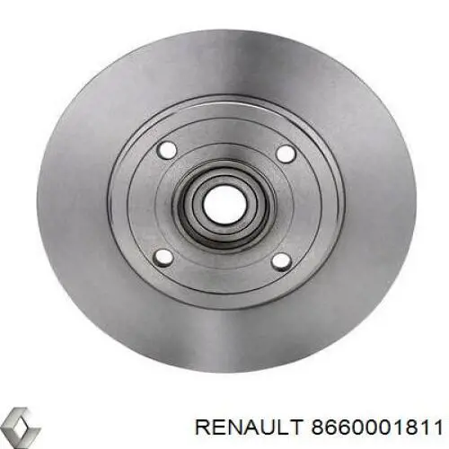 8660001811 Renault (RVI) Tarcza hamulcowa tylna