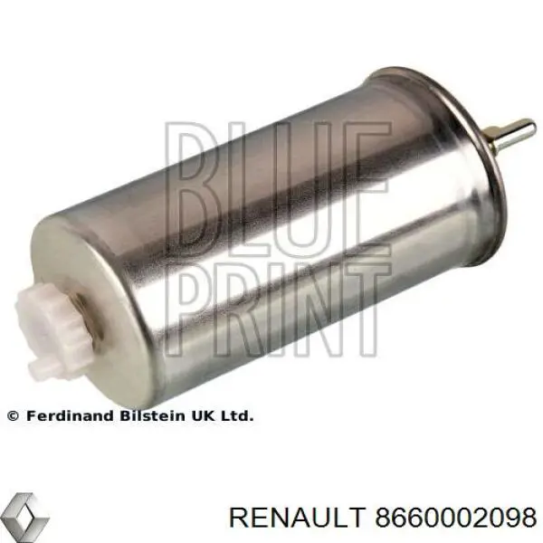 Do koszyka 8660002098 Renault (RVI) Filtr paliwa