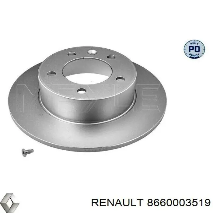 8660003519 Renault (RVI) Tarcza hamulcowa tylna