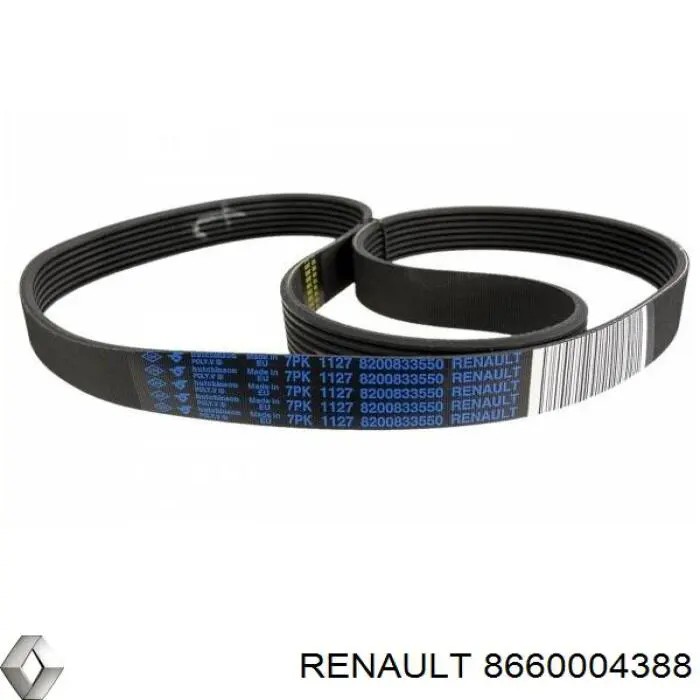 Do koszyka 8660004388 Renault (RVI) Pasek napędowy mechanizmów, zestaw