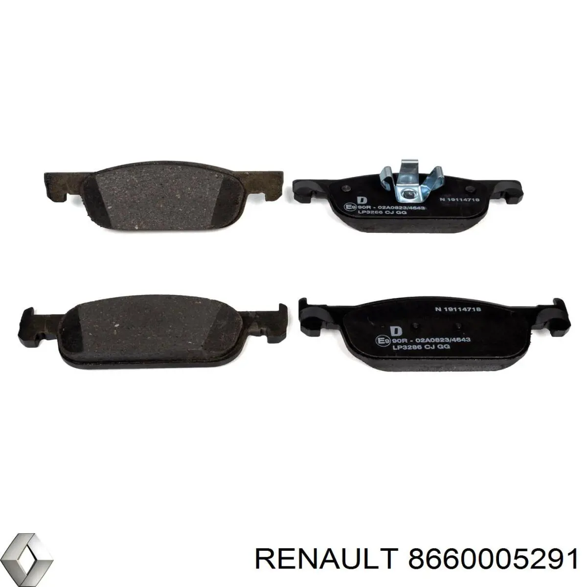 Klocki hamulcowe przednie tarczowe Renault (RVI) 8660005291 cena, od 28,11 USD