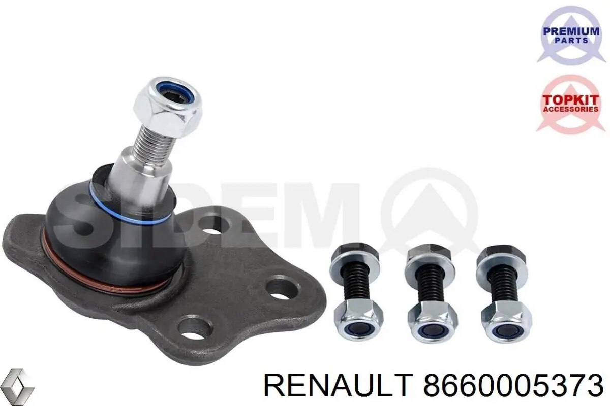 Do koszyka 8660005373 Renault (RVI) Wahacz zawieszenia przedniego dolny prawy