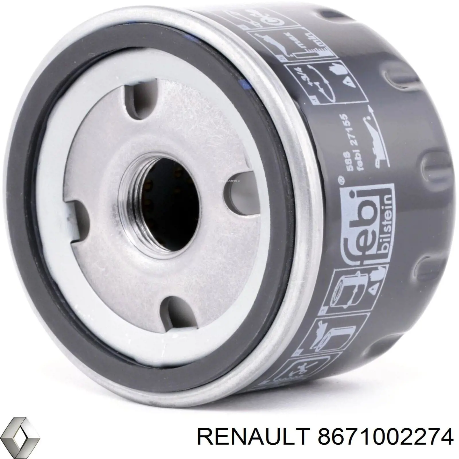 Filtr oleju 8671002274 Renault (RVI)