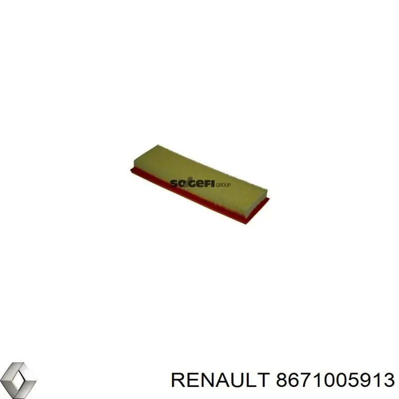 Filtr powietrza Renault (RVI) 8671005913 cena, od 7,55 USD