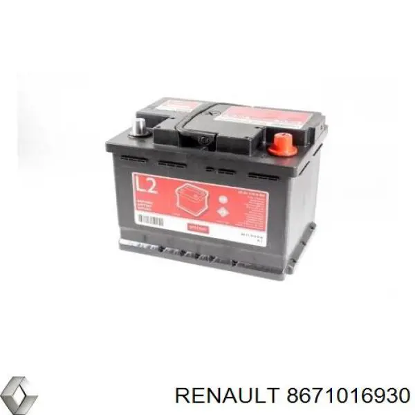 8671016930 Renault (RVI) Bateria (akumulator)