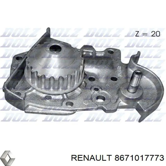 8671017773 Renault (RVI) Pompa chłodząca wodna