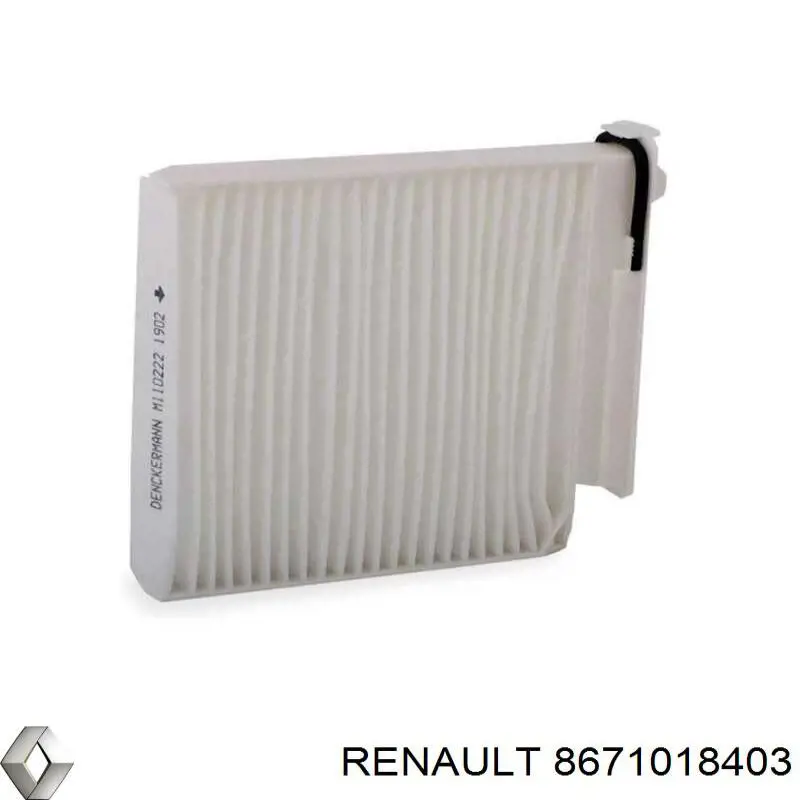 Filtr kabiny Renault (RVI) 8671018403 cena, od 10,18 USD