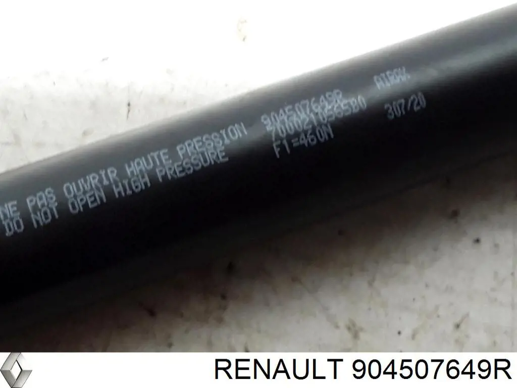 904507649R Renault (RVI) Amortyzator klapy bagażnika (3/5 drzwi-tylnych)