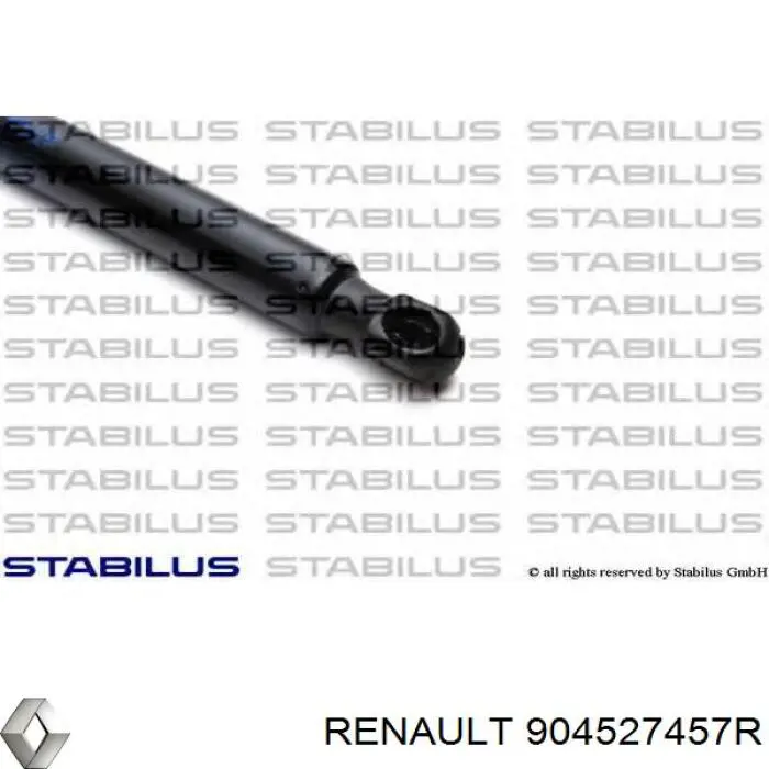 Amortyzator klapy bagażnika (3/5 drzwi-tylnych) Renault (RVI) 904527457R cena, od 16,58 USD