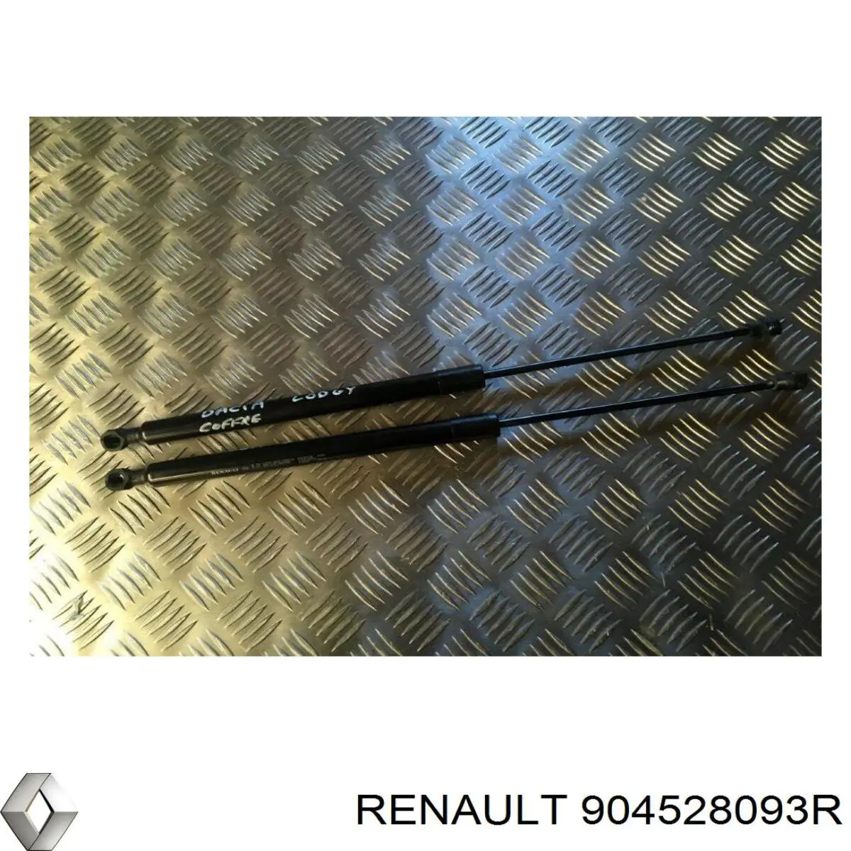 Do koszyka 904528093R Renault (RVI) Amortyzator klapy bagażnika (3/5 drzwi-tylnych)