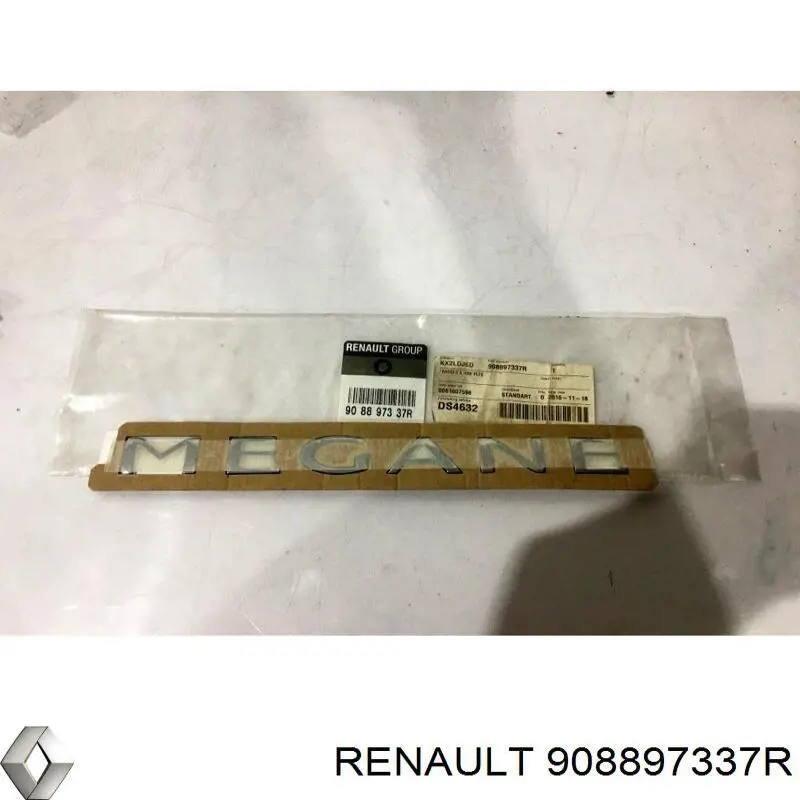 Emblemat na klapę bagaznika (znaczek firmowy) Renault Megane III kombi (KZ0, KZ1) (2008 - 2016) cena, od  