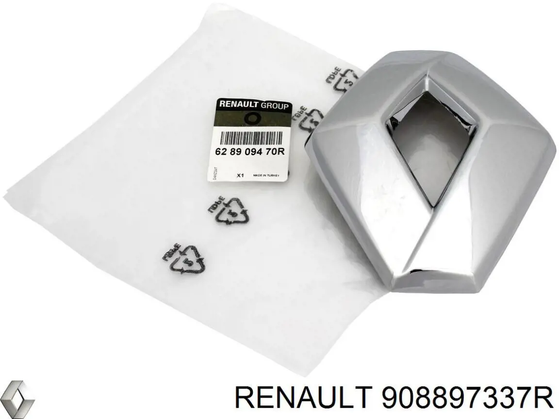 Emblemat na klapę bagaznika (znaczek firmowy) Renault Megane III
