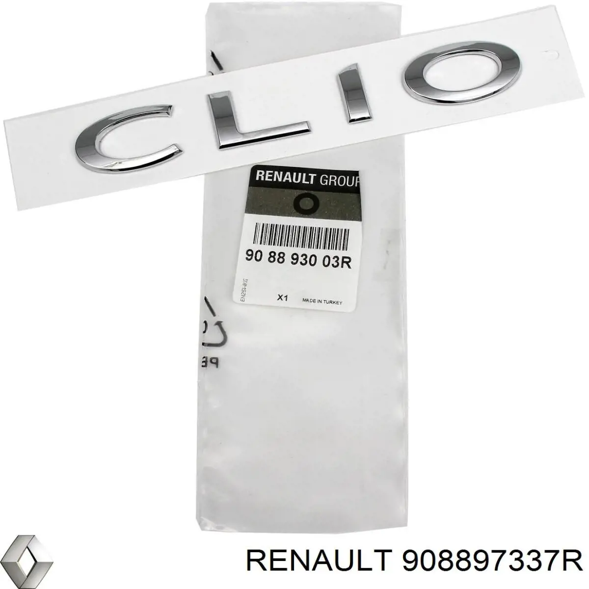 Do koszyka Emblemat na klapę bagaznika (znaczek firmowy) Renault Megane III KZ0, KZ1