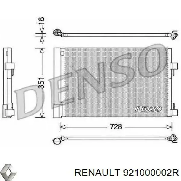 921000002R Renault (RVI) Chłodnica klimatyzacji