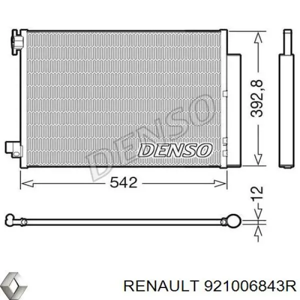 Do koszyka 921006843R Renault (RVI) Chłodnica klimatyzacji
