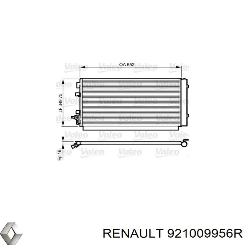 Do koszyka 921009956R Renault (RVI) Chłodnica klimatyzacji