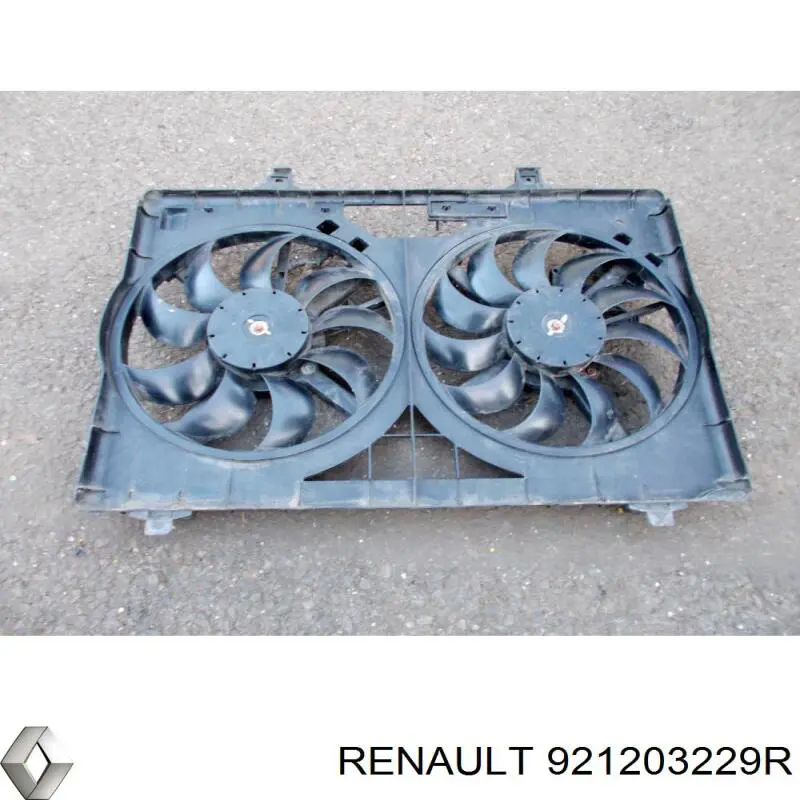 Wentylator elektryczny układu chłodzenia kompletny (silnik+wirnik) Renault (RVI) 921203229R cena, od 271,08 USD