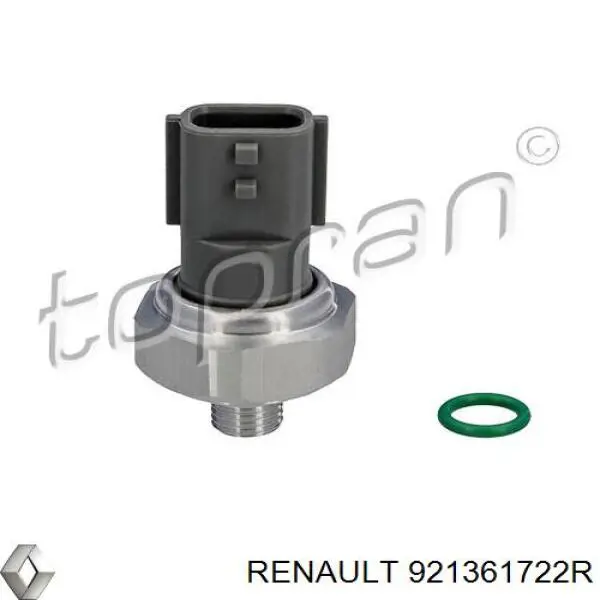 Czujnik ciśnienia bezwzględnego klimatyzacji 921361722R Renault (RVI)