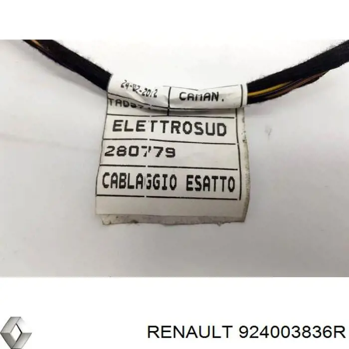 924003836R Renault (RVI) Przewód (króciec) układu chłodzenia