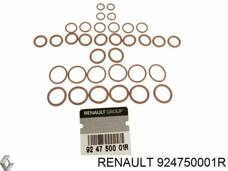 Do koszyka 924750001R Renault (RVI) Uszczelka pierścieniowa rury klimatyzacji