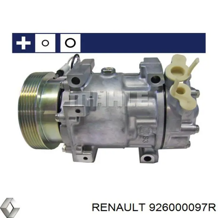 Do koszyka 926000097R Renault (RVI) Sprężarka klimatyzacji
