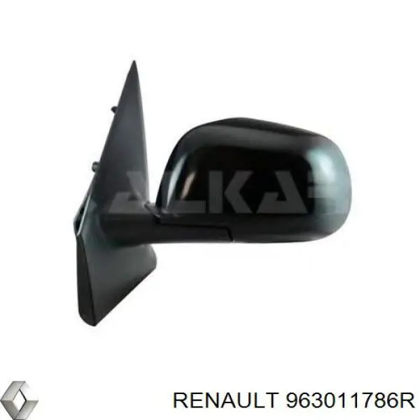 Do koszyka 963011786R Renault (RVI) Lusterko wsteczne prawe