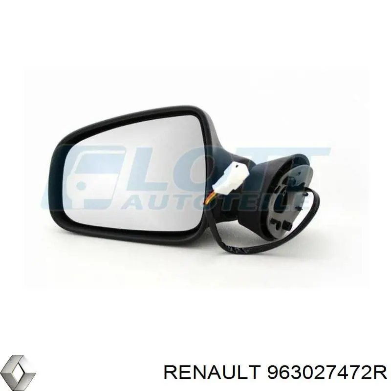 963027472R Renault (RVI) Lusterko wsteczne lewe
