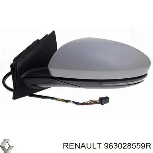 963028559R Renault (RVI) Nakładka (pokrywa) lusterka wstecznego lewa