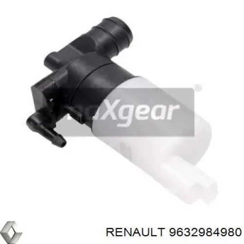 9632984980 Renault (RVI) Pompka spryskiwacza szyby przedniej/tylnej