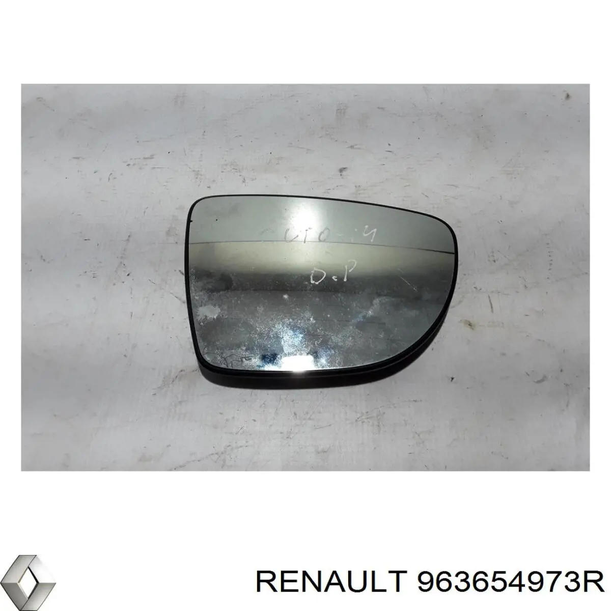 963654973R Renault (RVI) Wkład lusterka wstecznego prawego