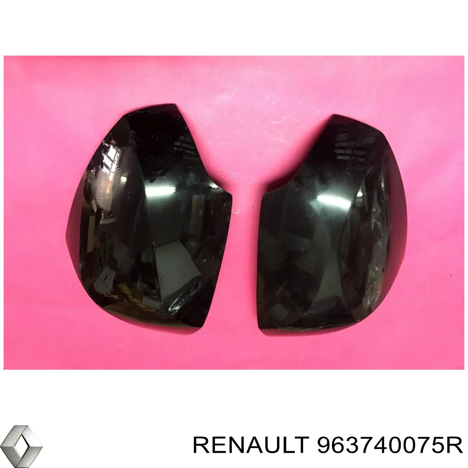 Nakładka (pokrywa) lusterka wstecznego prawa Renault (RVI) 963740075R cena, od 18,23 USD