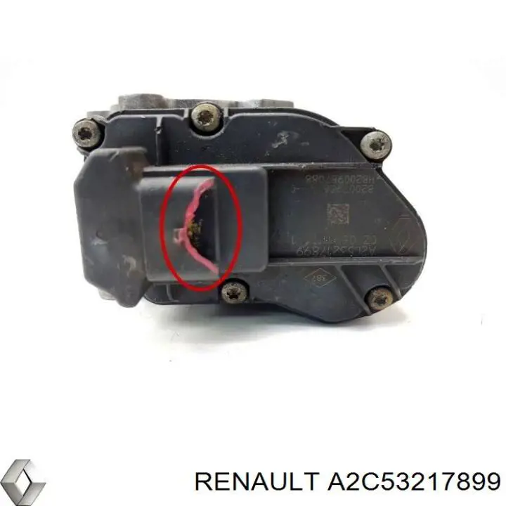 Do koszyka A2C53217899 Renault (RVI) Zawór recyrkulacji spalin EGR