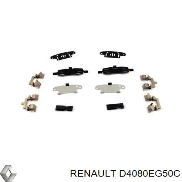 Zestaw sprężynek do mocowania klocków tarczowych tylnych Nissan/Infiniti D40801KD0A cena, od 16,87 USD